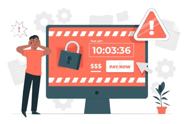 Ransomware countdown timer